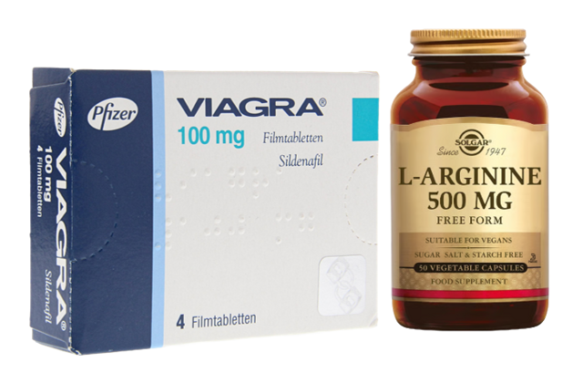 L-Arginine + Viagra